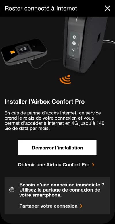 Tutorial screen