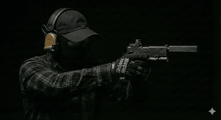 Operator brand photography, custom Hi-Capa