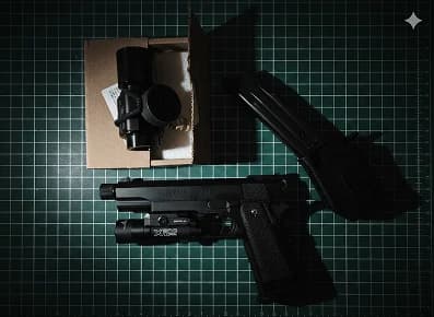 Peak Airsoft product and build photography