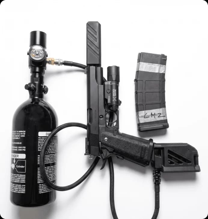 Peak Airsoft product and build photography