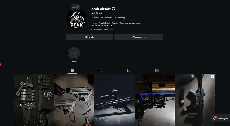 Peak Airsoft on Instagram