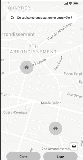 Search wireframe