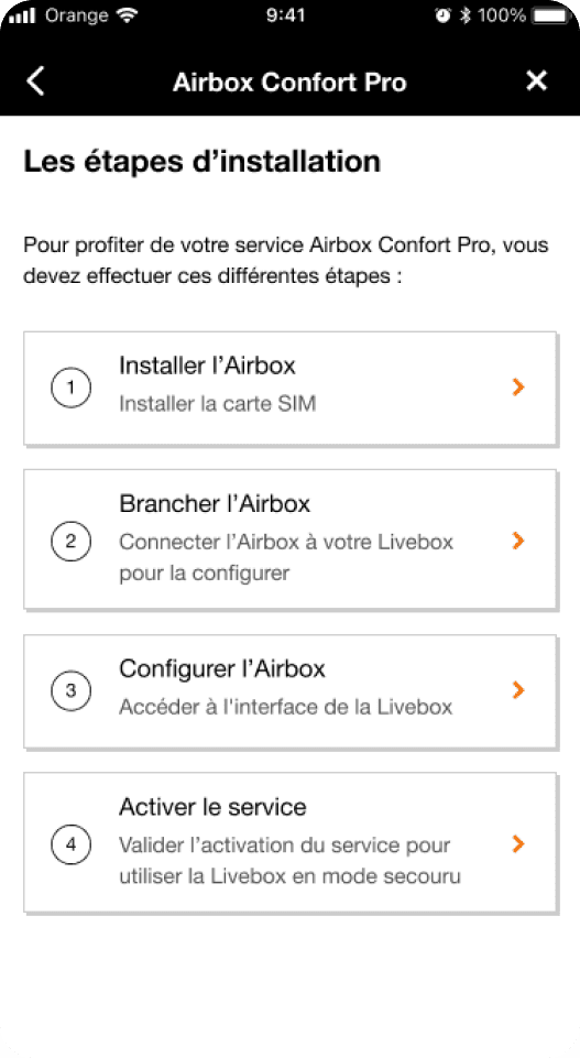 Airbox Confort Pro install steps overview